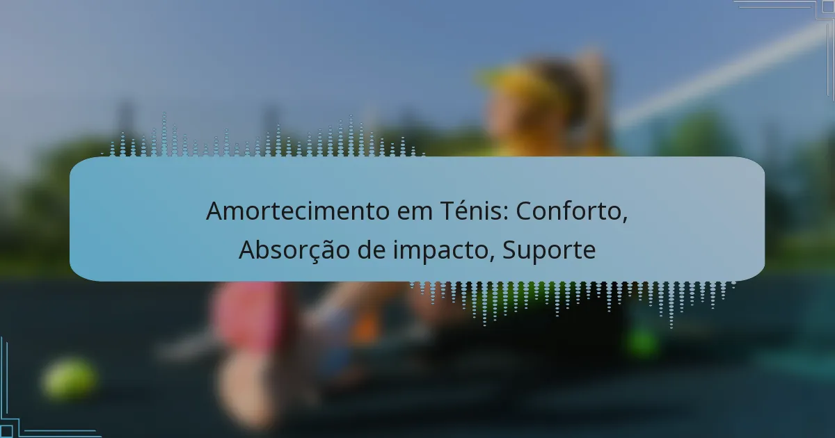 Amortecimento em Ténis: Conforto, Absorção de impacto, Suporte