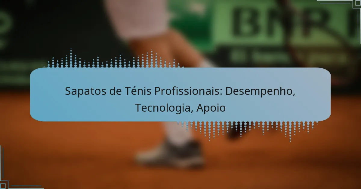 Sapatos de Ténis Profissionais: Desempenho, Tecnologia, Apoio