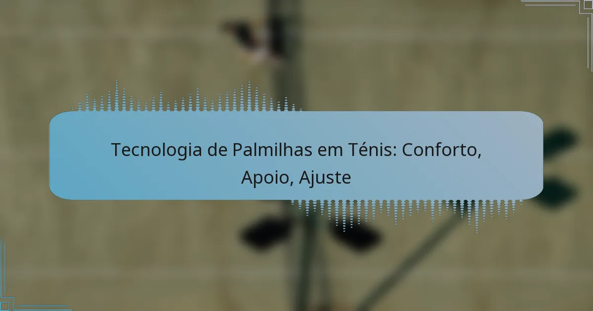 Tecnologia de Palmilhas em Ténis: Conforto, Apoio, Ajuste