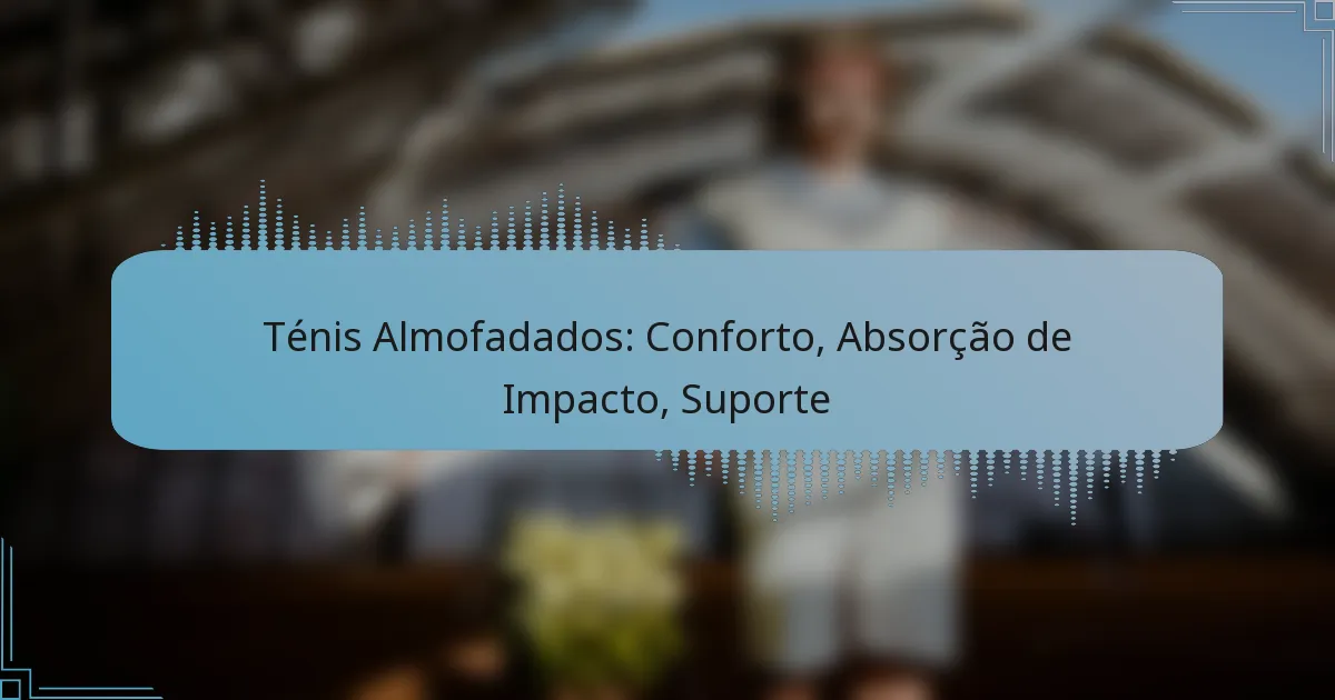 Ténis Almofadados: Conforto, Absorção de Impacto, Suporte